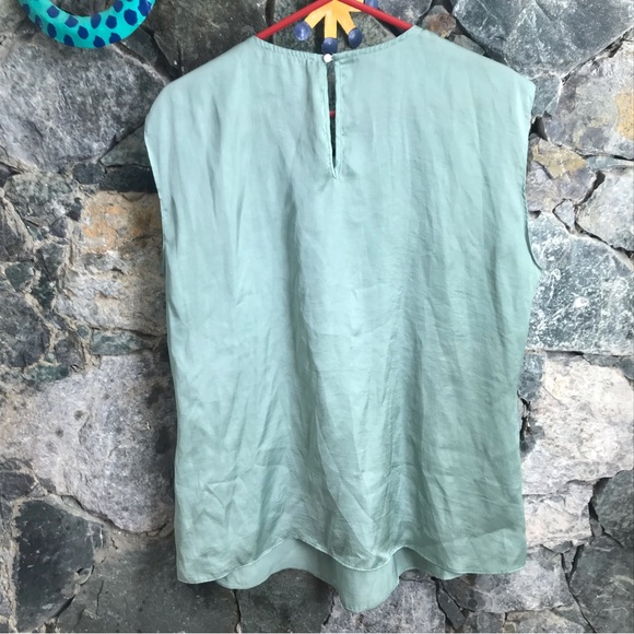 Violet & Claire jewel neck tank style blouse Mint green size 1X - Picture 2 of 12